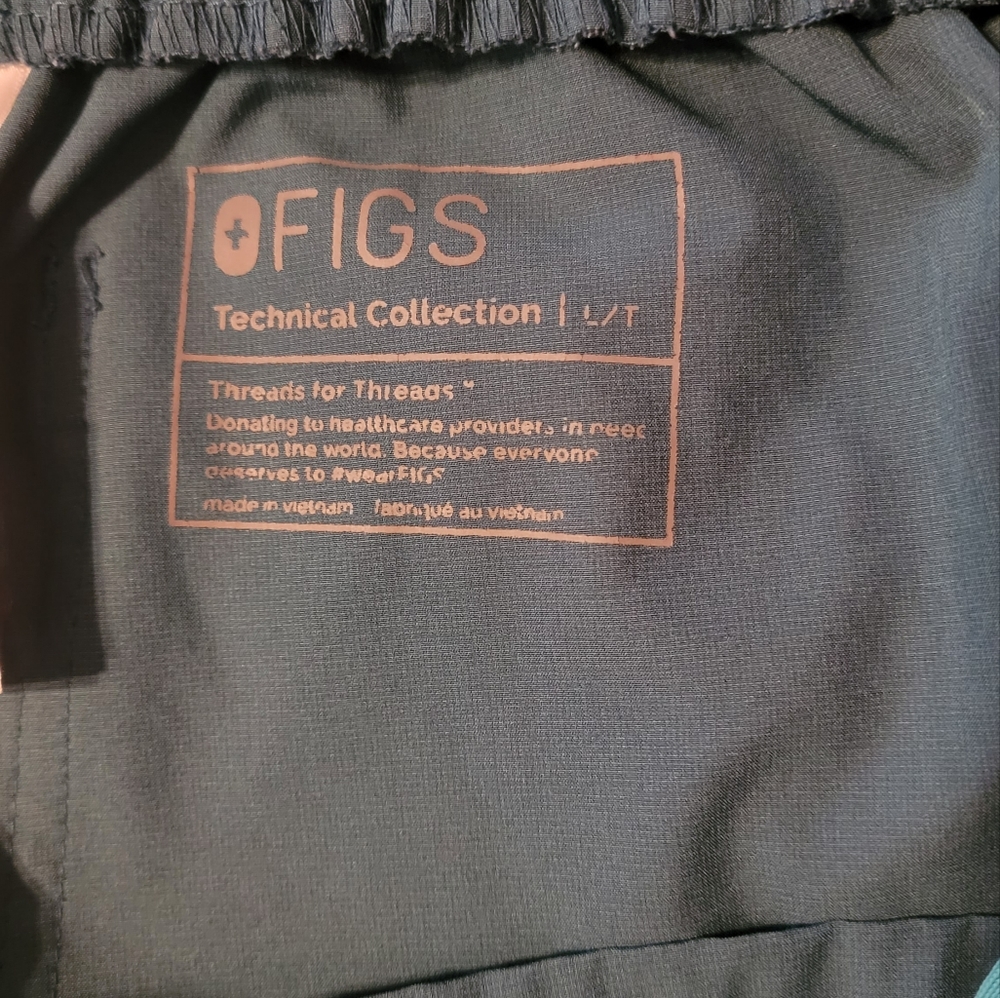 Women's Caribbean Blue FIONLITE™ Yola - Tall Skinny Scrub Pants - L / Caribbean